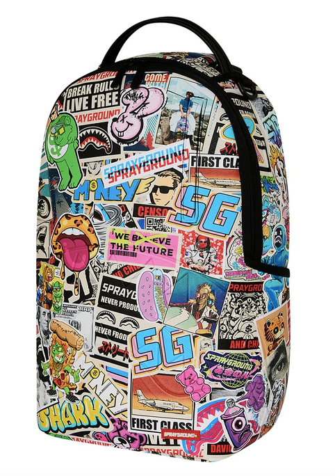 Zaino SPRAYGROUND PUNK STICKER SHARK BACKPACK