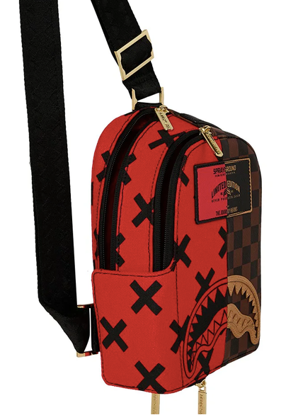 Tracolla SPRAYGROUND REVERSE HALF SPLIT BACKPACK SLING