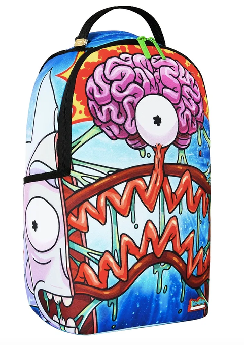 Zaino SPRAYGROUND RICK AND MORTY SPLIT RICK HEAD GUTS BACKPACK