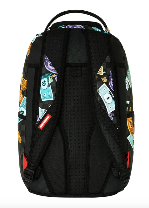 Zaino SPRAYGROUND MONOPOLY GO SHARKMOUTH STENCIL BACKPACK