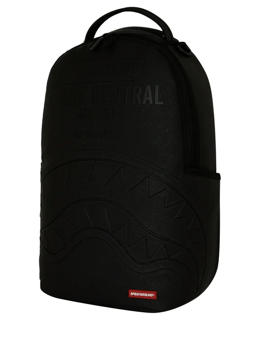 Zaino SPRAYGROUND SHARK CENTRAL EMBOSSED BLACK NYLON BACKPACK  910B9626NSZ