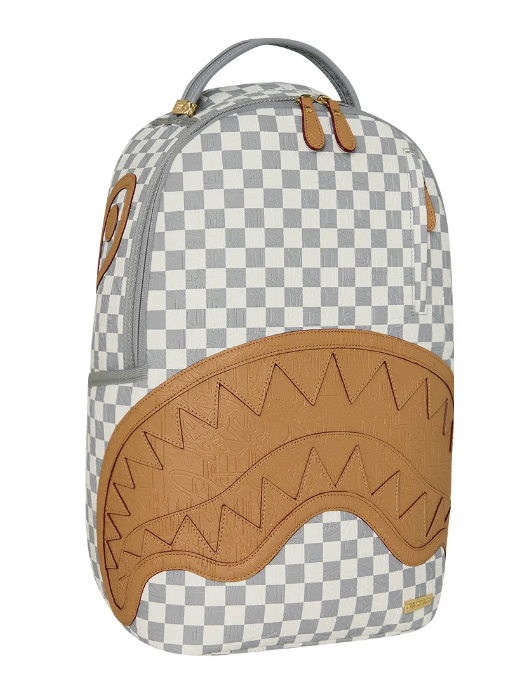 Zaino SPRAYGROUND EMBOSSED CREAM CHECK BACKPACK 910B8593NSZ