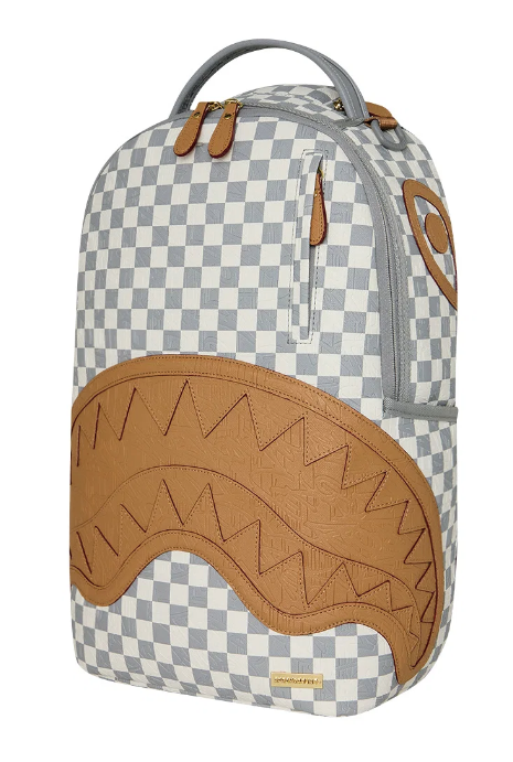 Zaino SPRAYGROUND EMBOSSED CREAM CHECK BACKPACK 910B8593NSZ
