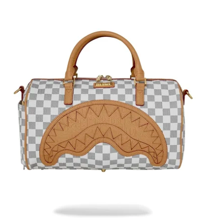 Borsa Sprayground EMBOSSED CREAM CHECK MINI DUFFLE 910D9398NSZ