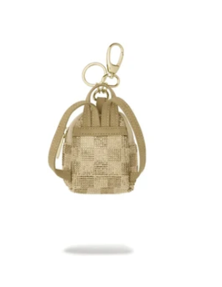 PORTACHIAVI SPRAYGROUND 2 TONE GOLD TRINITY BACKPACK KEYCHAIN 910K9483NSZ