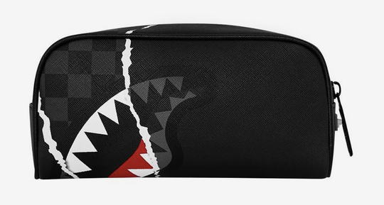 Pochette astuccio Sprayground  CENTER RIP REVEALING GRAY CHECK POUCH 910B9354NSZ