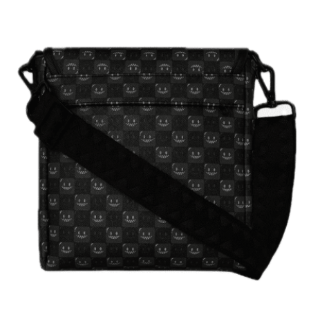 Tracolla SPRAYGROUND  SHARKS IN PARIS WTF BUBBLY BLACK CHECK MESSENGER SLING  910B9314NSZ