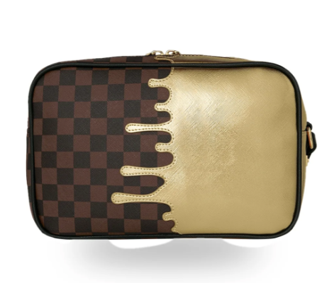 POCHETTE SPRAYGROUND Sharks In Paris Gold Drip Toiletry BRICK  910B9343NSZ