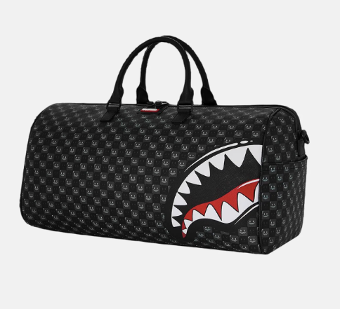Borsone Sprayground  SHARKS IN PARIS WTF BUBBLY BLACK CHECK  DUFFLE 910D9312NSZ