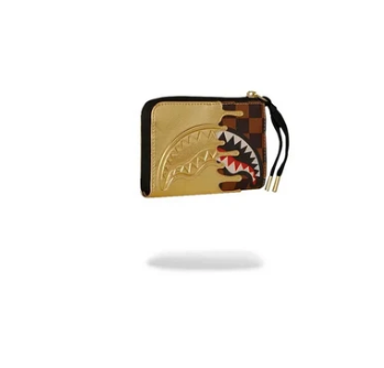 Portafoglio SPRAYGROUND SHARKS IN PARIS GOLD DRIP WALLET 910W9341NSZ