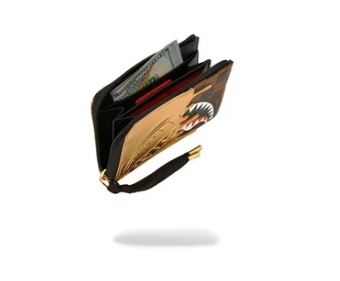 Portafoglio SPRAYGROUND SHARKS IN PARIS GOLD DRIP WALLET 910W9341NSZ