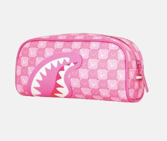 Pochette astuccio Sprayground PINK NEW CHECK FACES POUCH 910B9323NSZ