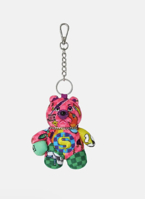PORTACHIAVI SPRAYGROUND WILD WTF BEAR KEYECHAIN 910K9592NSZ