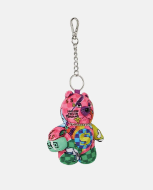 PORTACHIAVI SPRAYGROUND WILD WTF BEAR KEYECHAIN 910K9592NSZ