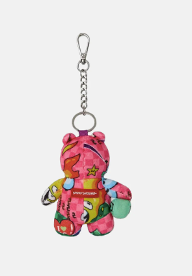 PORTACHIAVI SPRAYGROUND WILD WTF BEAR KEYECHAIN 910K9592NSZ