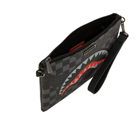 POCHETTE SPRAYGROUND 4AM RED SHARK CROSSOVER CLUTCH  910B9517NSZ