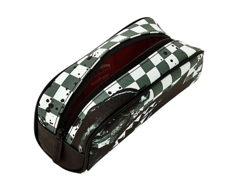 POCHETTE ASTUCCIO SPRAYGROUND PAINTED OVER CHECK POUCH 910B9449NSZ