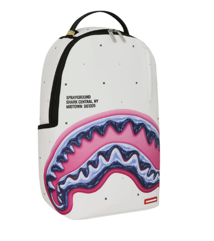 Zaino SPRAYGROUND SHARK CENTRAL LIQUID CHROME BACKPACK 910B8427NSZ