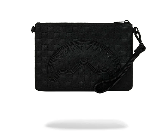 POCHETTE SPRAYGROUND RAISED CHECK CROSSOVER CLUTCH  910B9508NSZ