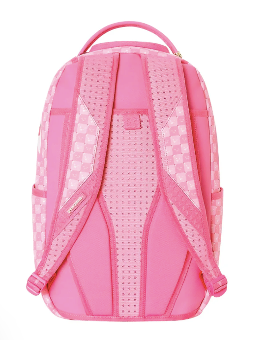 ZAINO SPRAYGROUND PINK NEW CHECK FACES BACKPACK  910B8715NSZ
