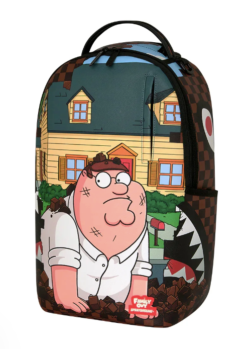 ZAINO SPRAYGROUND FAMILY GUY PETER FALLING THROUGH WALL BACKPACK 910B9145NSZ