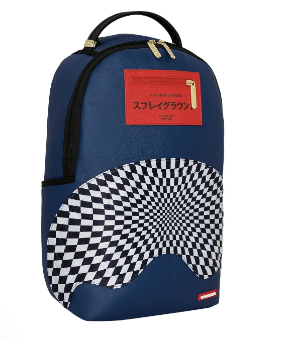 ZAINO SPRAYGROUND ICHIMATSU-MOYÅ WARP CHECK SHARK BACKPACK 910B9273NSZ