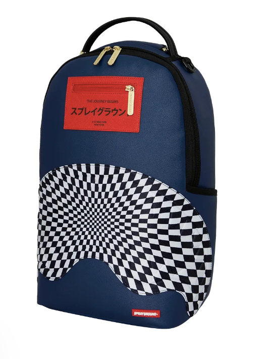 ZAINO SPRAYGROUND ICHIMATSU-MOYÅ WARP CHECK SHARK BACKPACK 910B9273NSZ