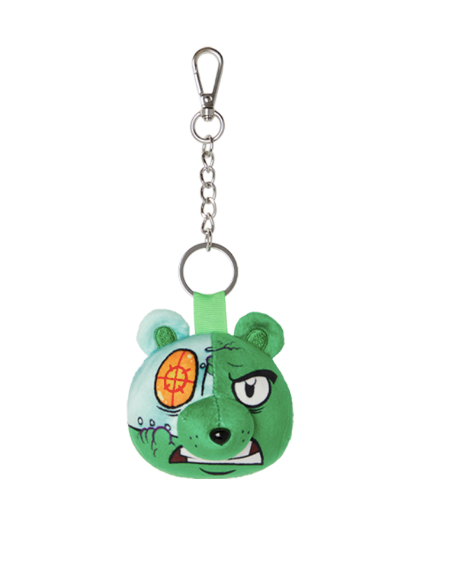 PORTACHIAVI SPRAYGROUND CYBORG BEAR HEAD KEYCHAIN 910Z713NSZ