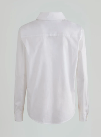 Camicia GAELLE PARIS in popeline slim fit con ricamo logo