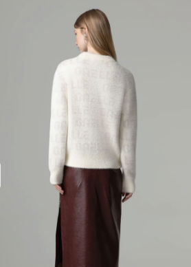 Pullover GAELLE PARIS  paricollo con personalizzazione jacquard