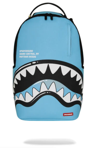 ZAINO SPRAYGROUND SHARK CENTRAL BUBBLY BLUE  BACKPACK 910B9080NSZ