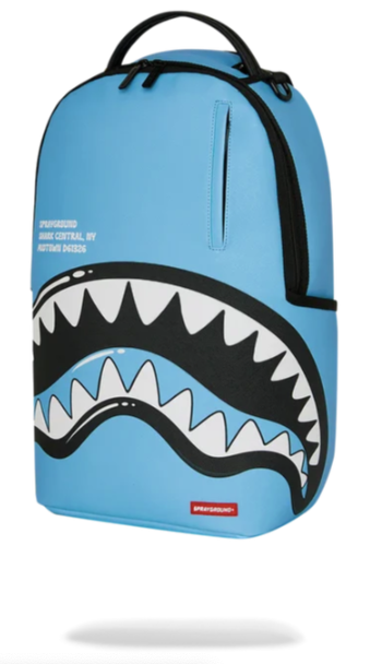 ZAINO SPRAYGROUND SHARK CENTRAL BUBBLY BLUE  BACKPACK 910B9080NSZ
