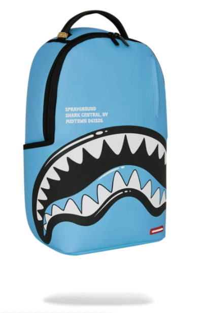 ZAINO SPRAYGROUND SHARK CENTRAL BUBBLY BLUE  BACKPACK 910B9080NSZ