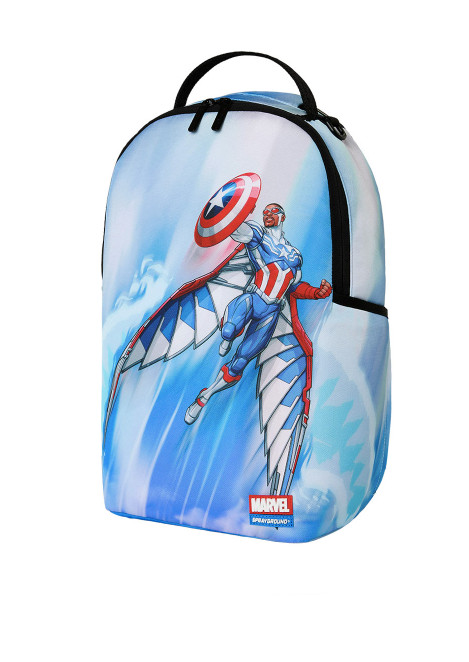 ZAINO SPRAYGROUND  MARVEL AVENGERS CAPITAIN AMERICA SPLIT BACKPACK 910B9125NSZ