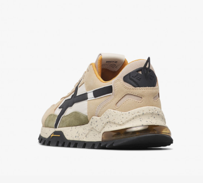 Sneaker W6YZ BREEZE 3-M. Sneakers in tessuto tecnico e suede Beige-Bianco-Nero
