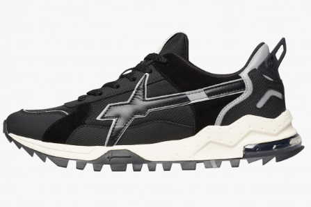 Sneaker W6YZ BREEZE 3-M. Sneakers in tessuto tecnico e suede Nero