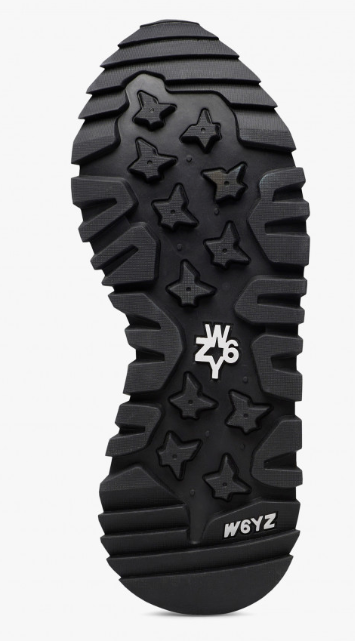 Sneaker W6YZ BREEZE 3-M. Sneakers in tessuto tecnico e suede Nero
