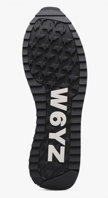 Sneaker W6YZ YAK-M. Sneakers in suede e tessuto Marrone chiaro-Navy