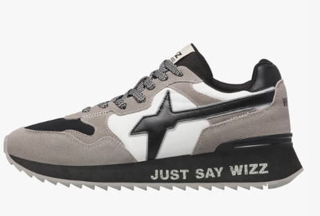 Sneaker W6YZ YAK-M. Sneakers in suede e tessuto Grigio scuro-Nero-Bianco