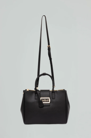 Borsa GAELLE Maxi hand bag metal logo saffiano