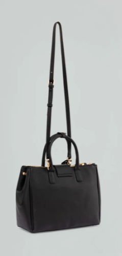 Borsa GAELLE Maxi hand bag metal logo saffiano