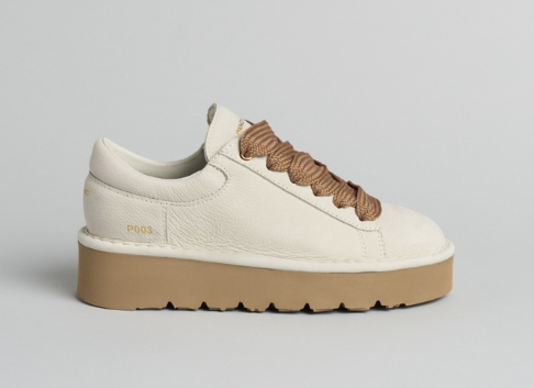 SCARPA PANCHIC con tomaia in nabuk avorio