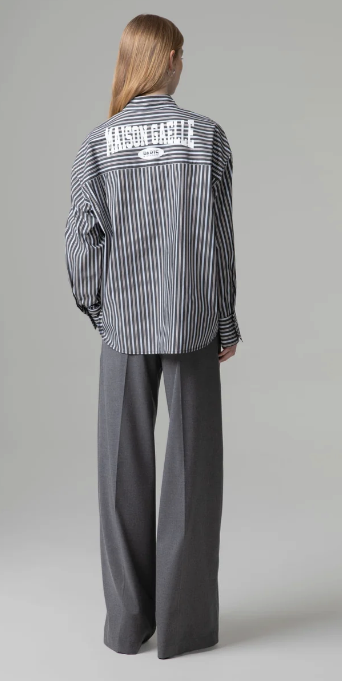 Pantalone GAELLE PARIS loose con pinces