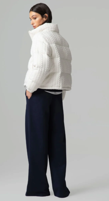 Bomber GAELLE PARIS  in maglia con ricamo logo lato cuore