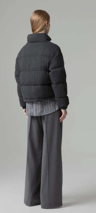 Bomber GAELLE PARIS  in maglia con ricamo logo lato cuore