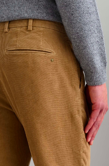 Pantalone JECKERSON Chino veluto slim fit marrone chiaro
