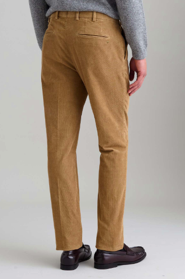 Pantalone JECKERSON Chino veluto slim fit marrone chiaro