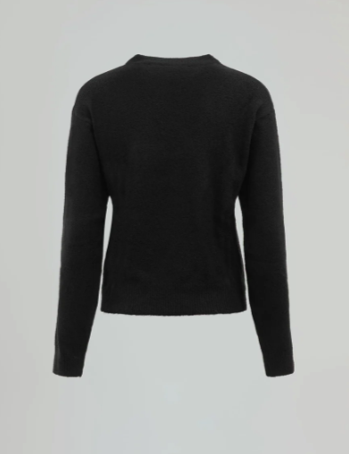 Pullover GAELLE PARIS manica lunga con logo embossed