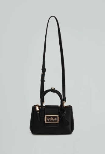 Borsa GAELLE Mini hand bag metal logo saffiano