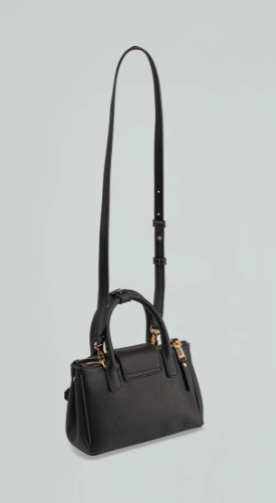 Borsa GAELLE Mini hand bag metal logo saffiano